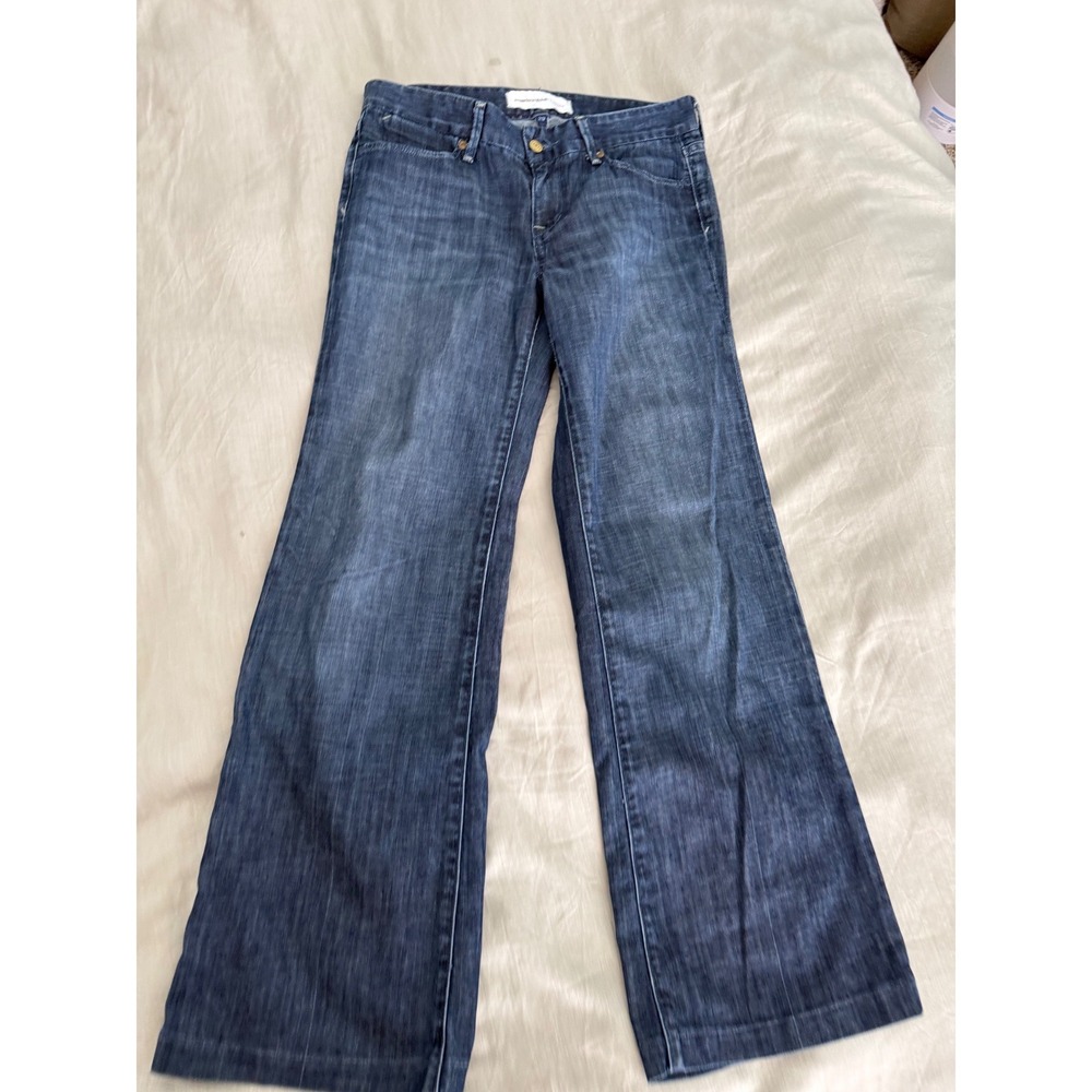 Paper Denim & Cloth Jayne Medium Rise Wide Leg‎ Jeans Size 29 Y2K Vintage Wash